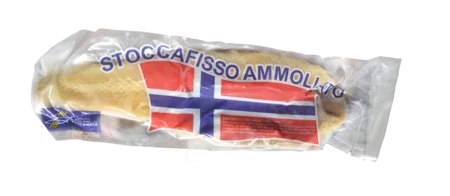 Stoccafisso ammollato congelato sottovuoto