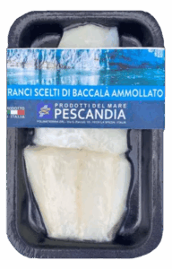 Tranci scelti di baccalà ammollato