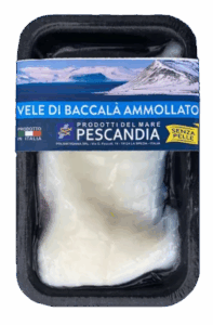 Vele di baccalà ammollato