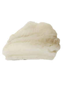 Porzione di filetto di baccalà ammollato