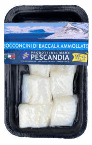 Bocconcini di baccalà ammollato